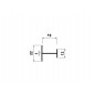 DAL Profil H-19 TERRA-19,alum Champagne, 2 ML